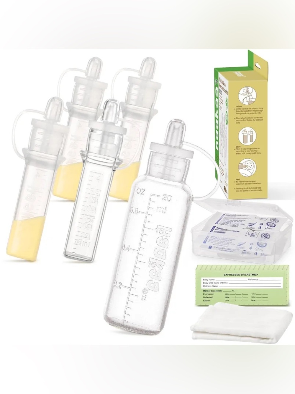 Haakaa multi-size colostrum collection kit